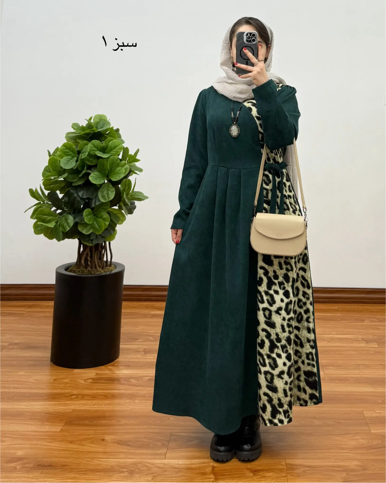 پیراهن مانتویی بهنوش ۱